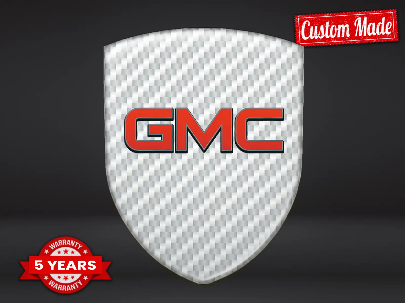 GMC Wasserfester Aufkleber Langlebig Universal Hochwertig